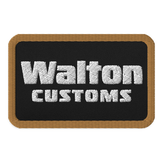 Walton Customs Patch